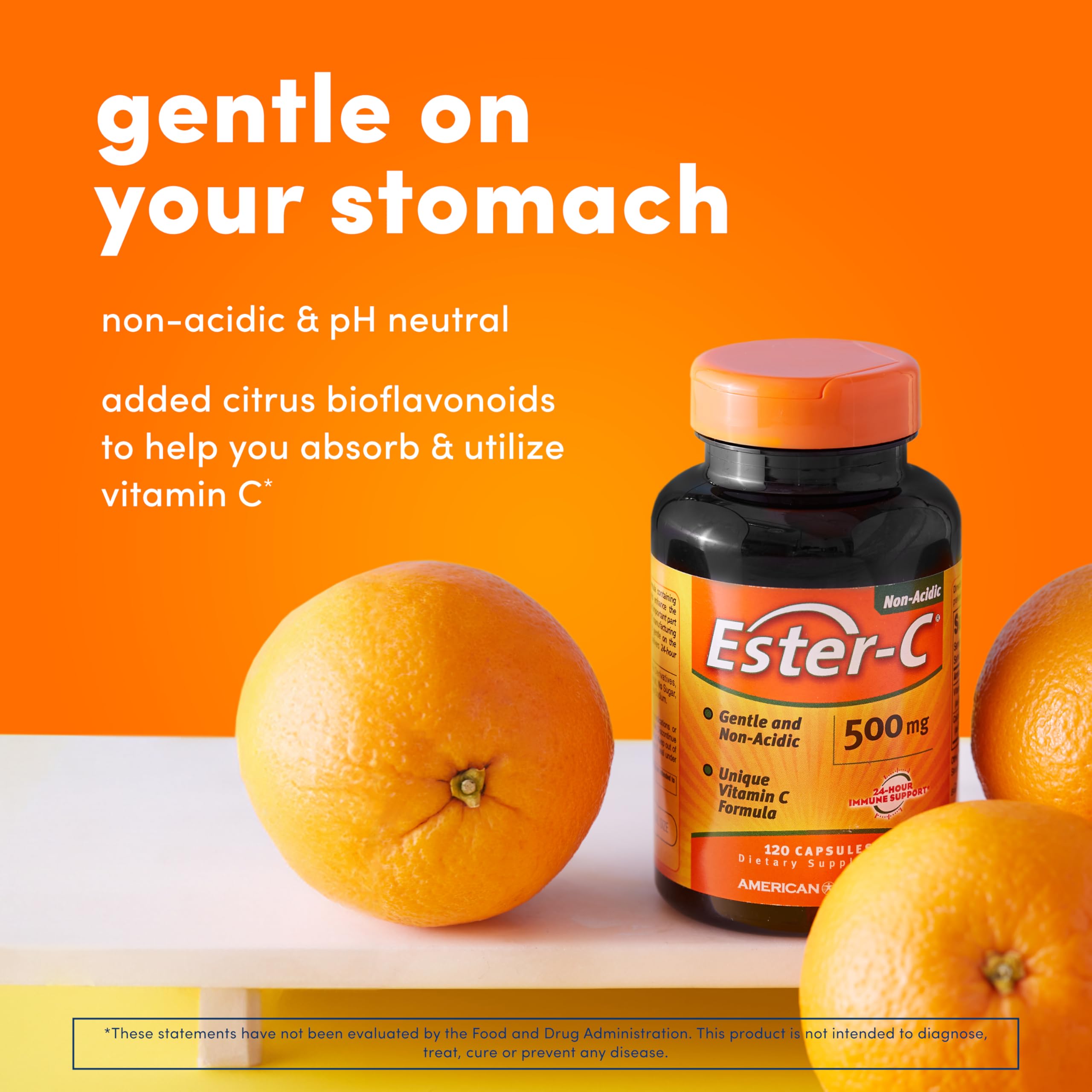 Ester-C bottle with no artificial flavors or preservatives.