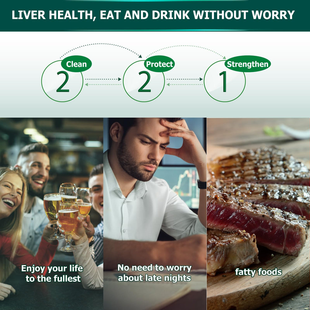 ESTHELIV bottle pouring capsules demonstrates simple dosing after meals or late nights.
