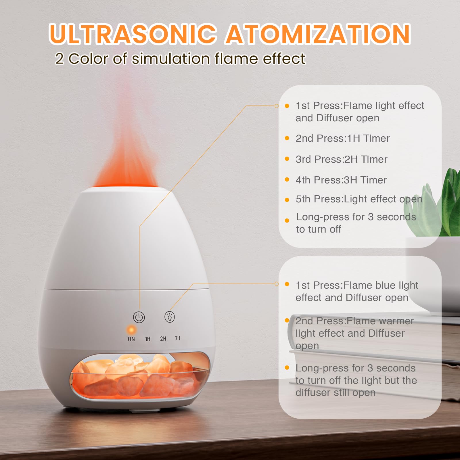 ESTINHOME USB-powered diffuser fits neatly on a desk or laptop setup