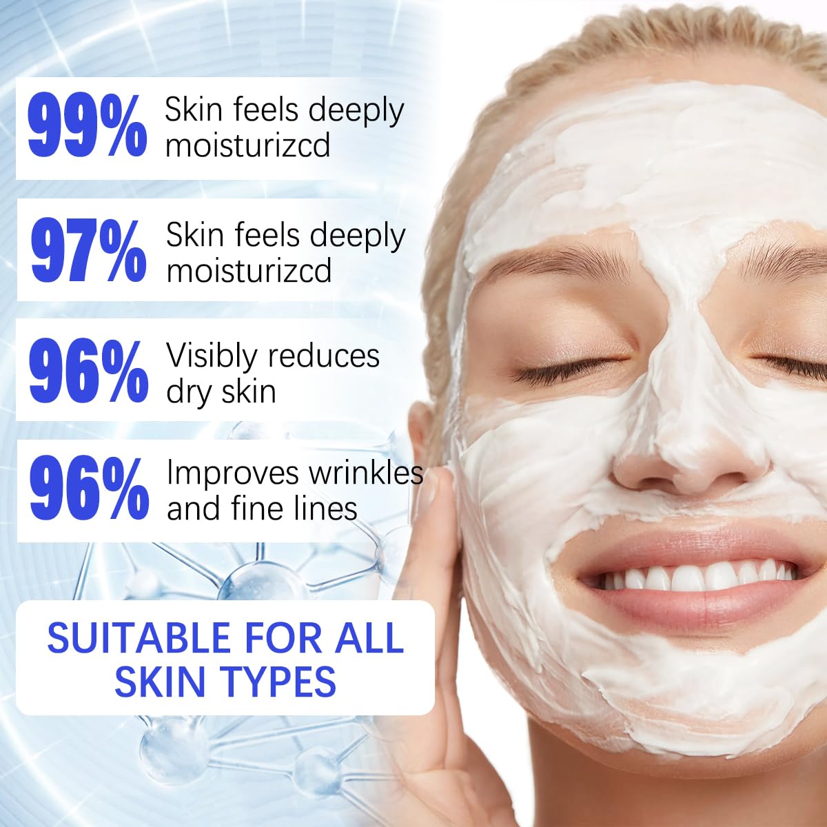 ESUNM Hyaluronic Acid Powder water-soluble ingredient for hydration boost.