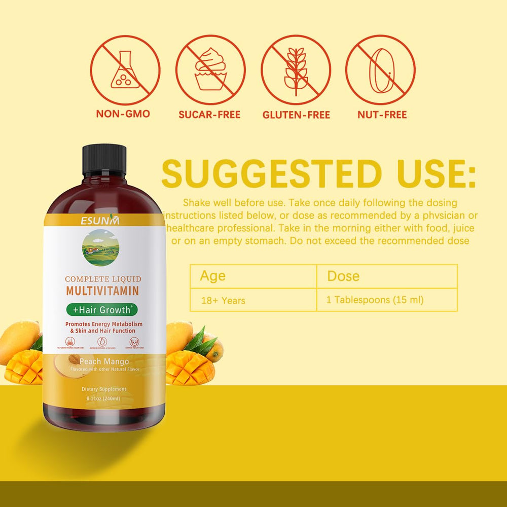ESUNM immune support liquid vitamin picture suggesting year-round fortification