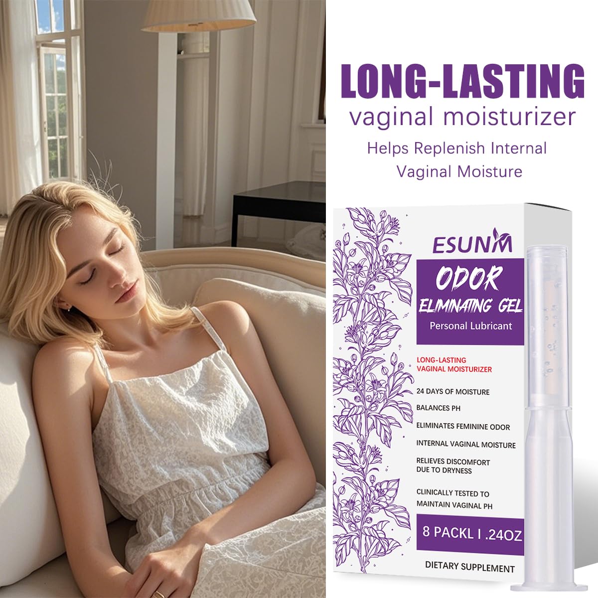 Sealed ESUNM applicator ensures hygienic use and accurate dosing