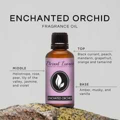 Enchanted Orchid 30ml bottle label close-up ideal for gifting fragrance lovers