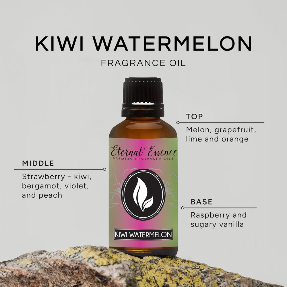 Eternal Essence Kiwi Watermelon fragrance dropper enables precise dilution for DIY
