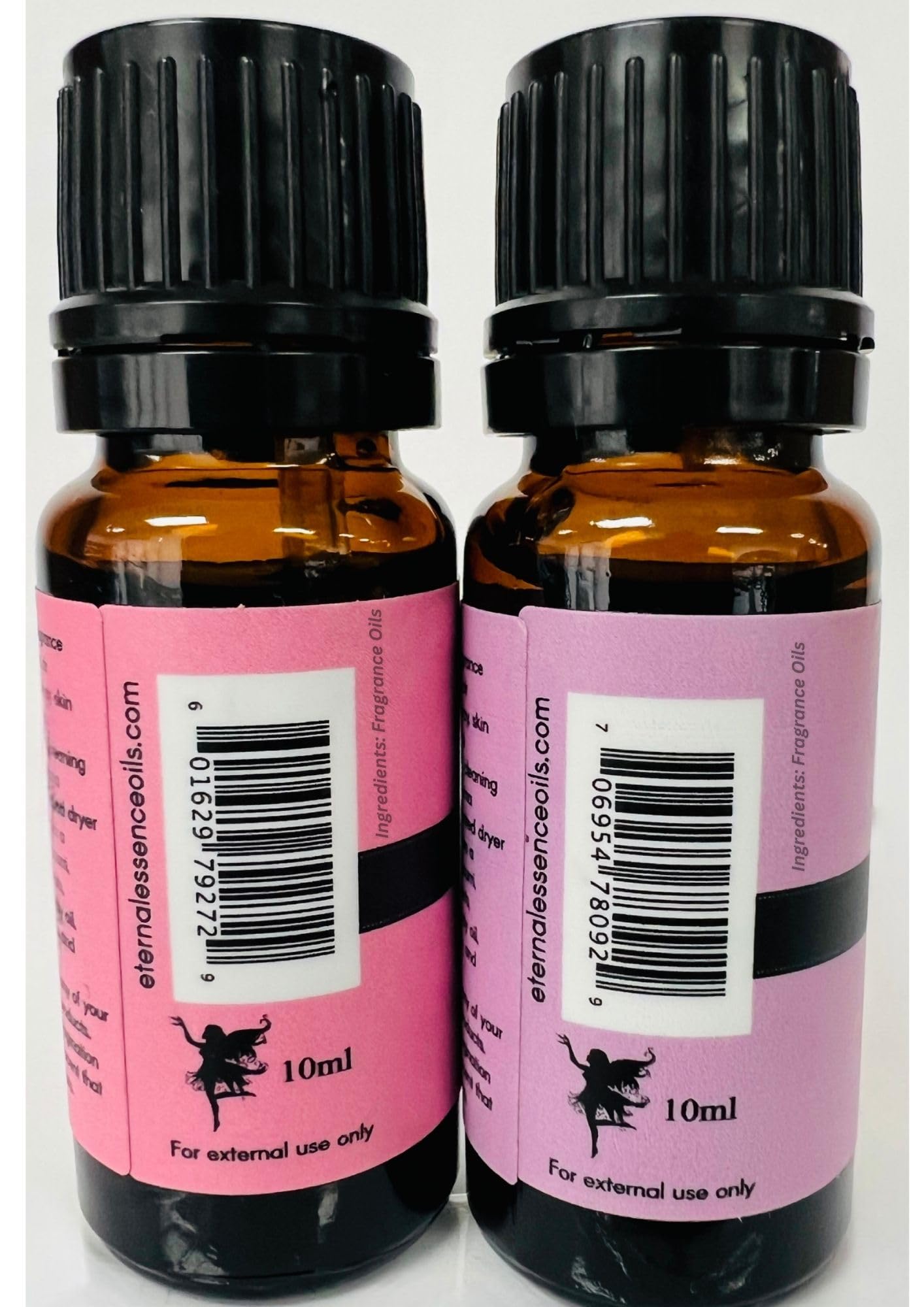 Eternal Essence Oils amber glass packaging with tamper-evident ring keeps contents safe