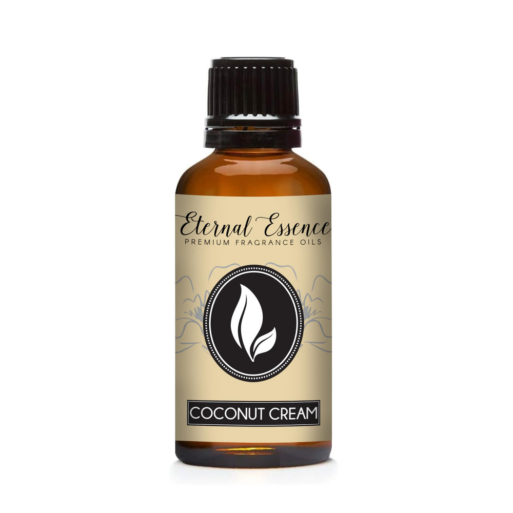 Eternal Essence Oils Coconut Cream bottle with dropper for DIY candles.