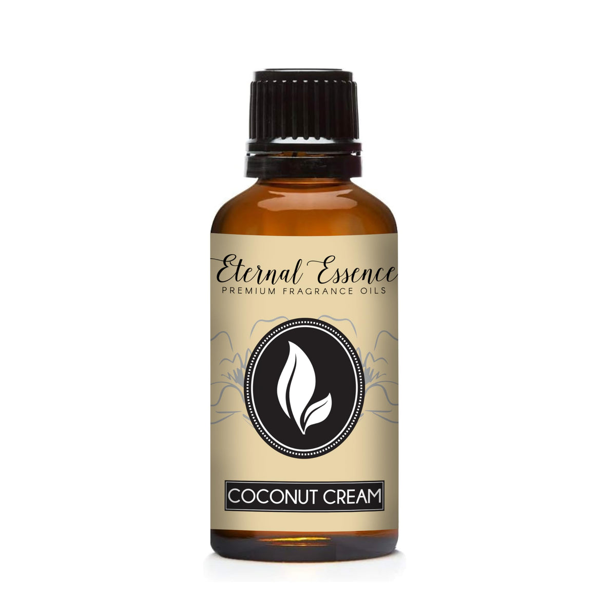 Eternal Essence Oils Coconut Cream bottle with dropper for DIY candles.