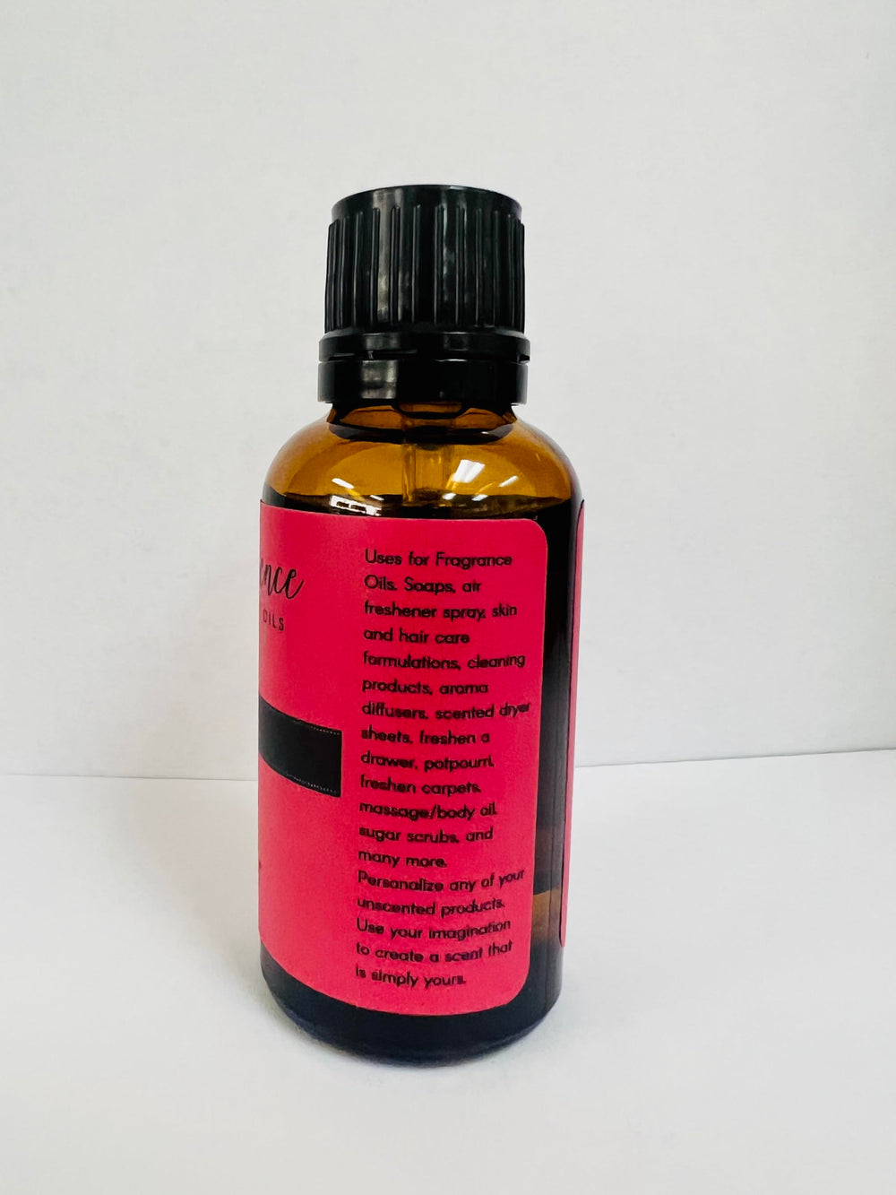 Grapefruit fragrance oil label close-up from Eternal Essence Oils for product care.