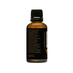 Eternal Essence Oils Leather Ombre amber glass bottle ideal for diffusers and candles.