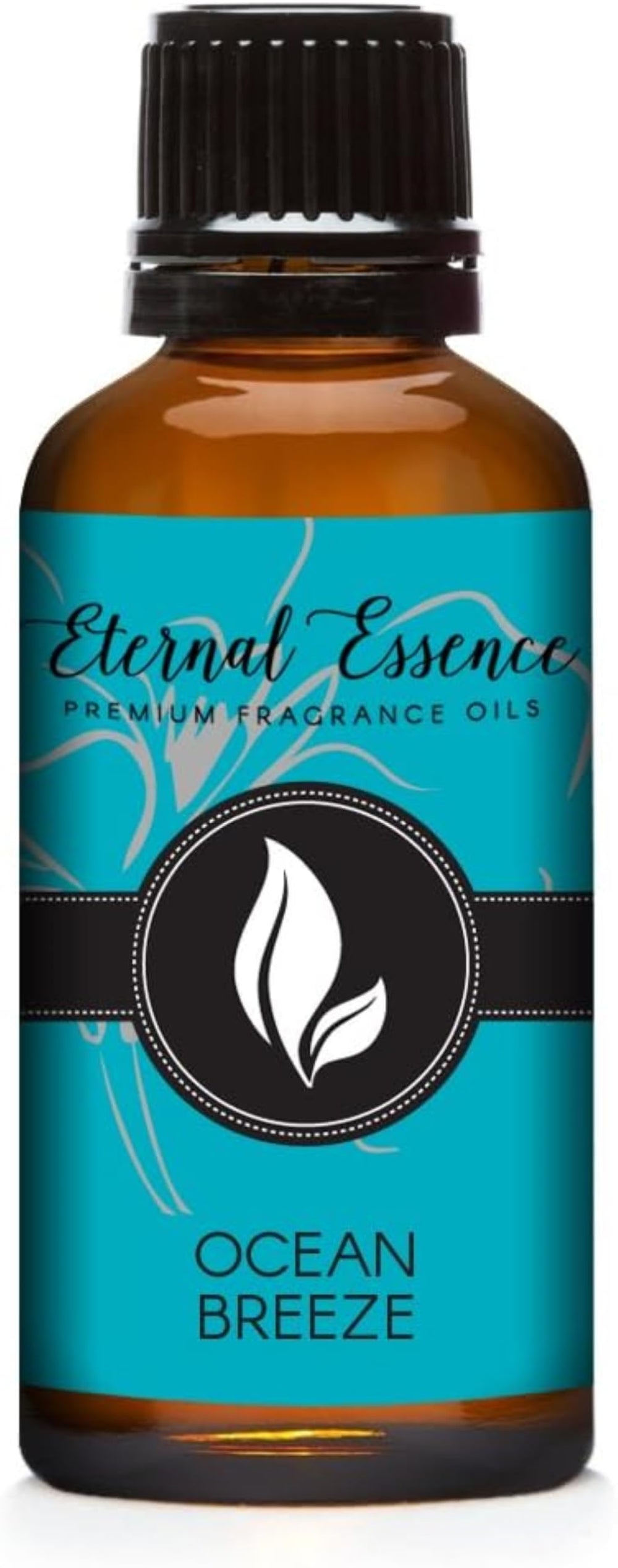 Eternal Essence Oils Ocean Breeze amber bottle ideal for candle making and diffusion