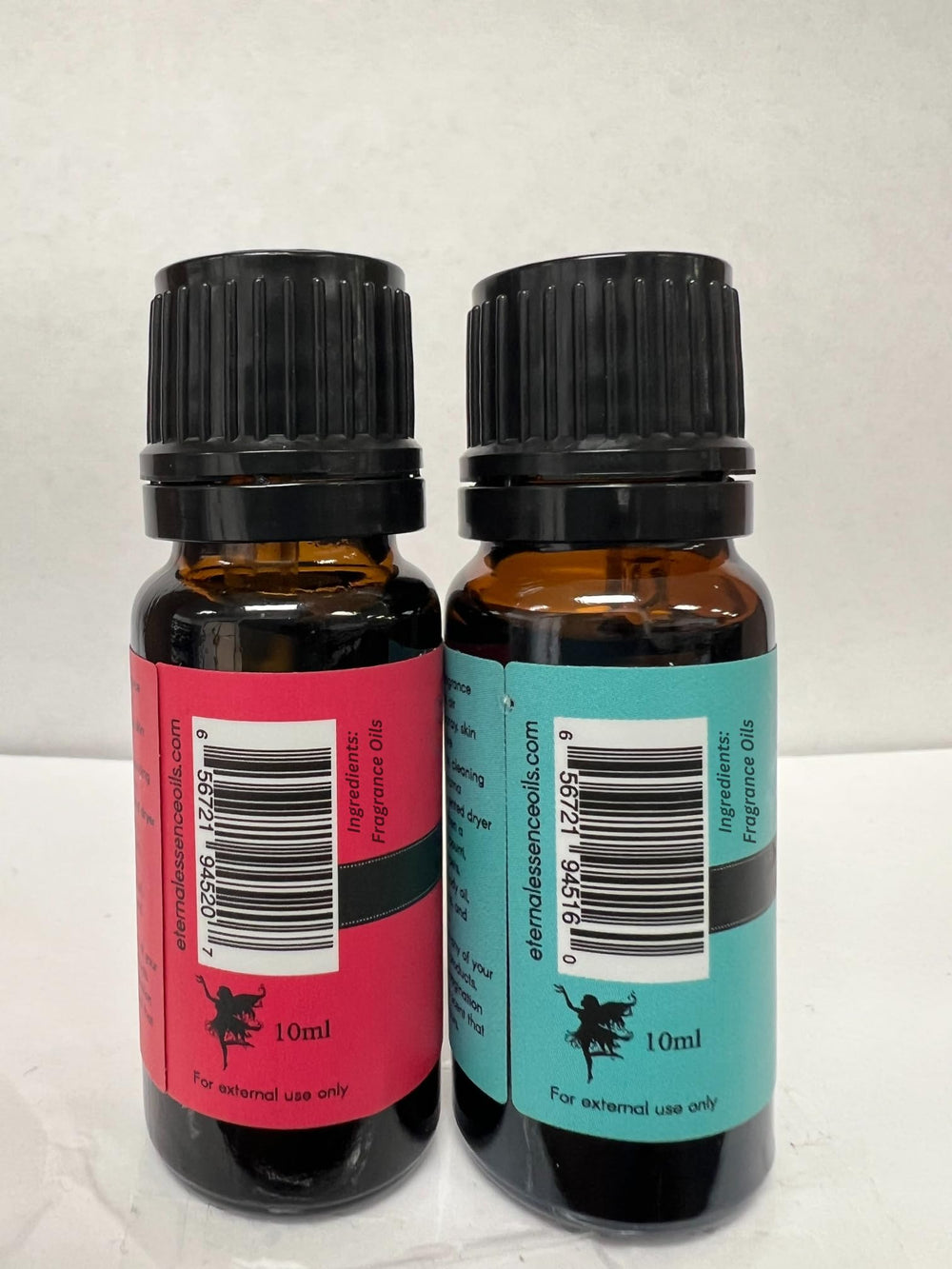 Eternal Essence oils two pack display 10ml, perfect for gifting and testing scents.