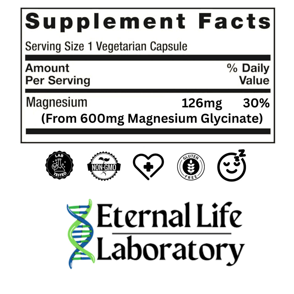 Label details show 600mg dosage and plain ingredient list.