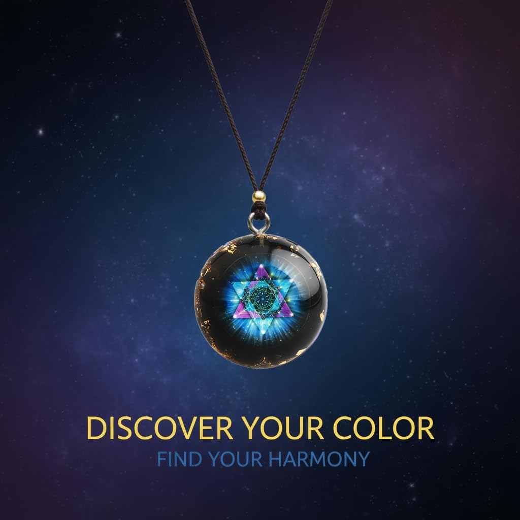 EternalOrgone Reiki meditation pendant ideal for mindful practice and focus
