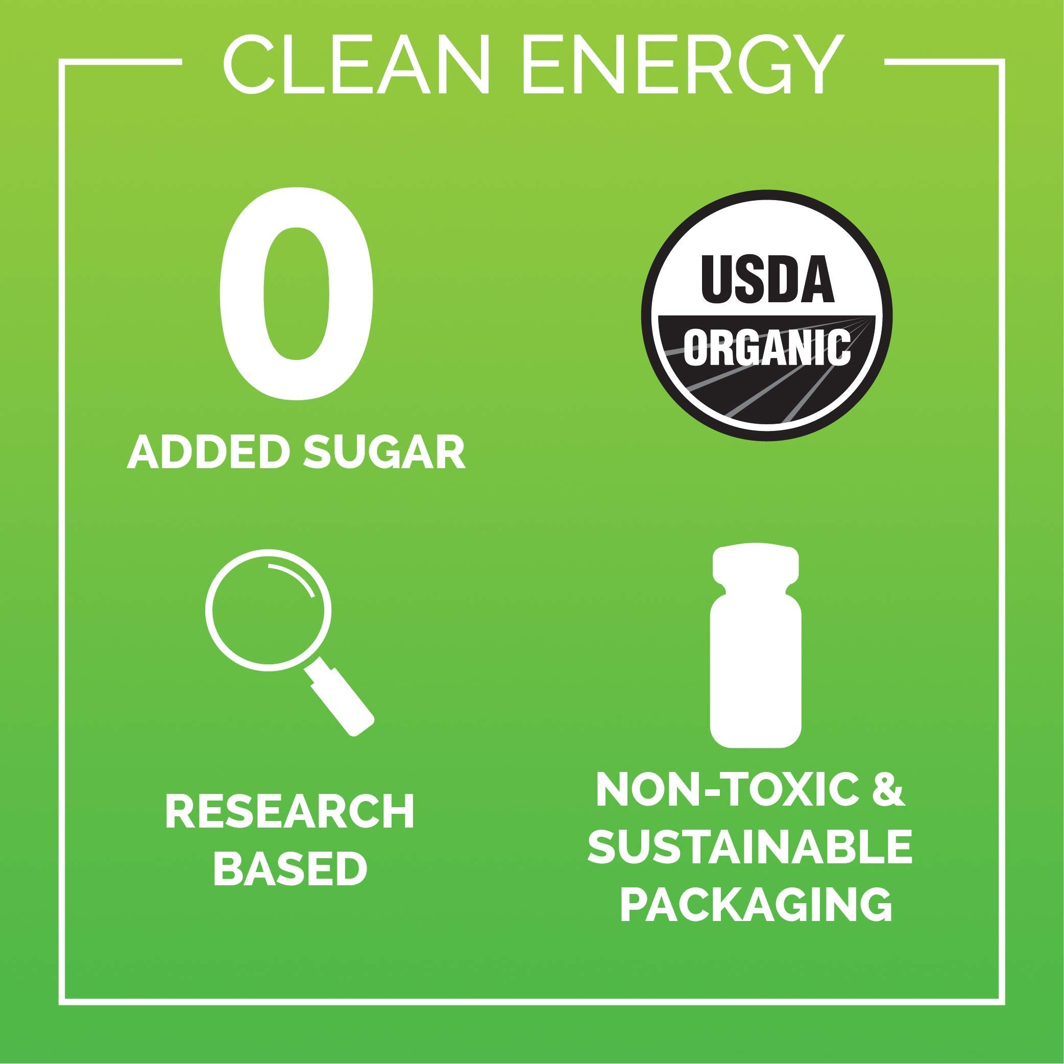 Ethan's pineapple energy shot bottle highlights organic ingredients for natural pick-me-up