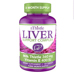 EThistle Liver Wellness caplets front view for daily liver support