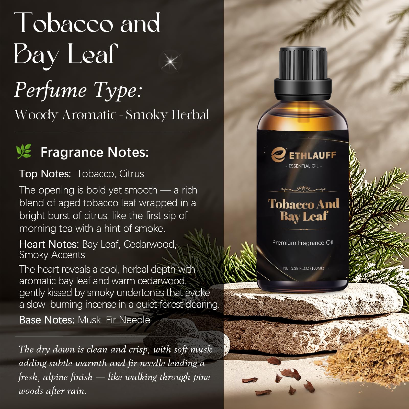 Ethlauff candle-making fragrance oil ideal for a consistent scent throw.