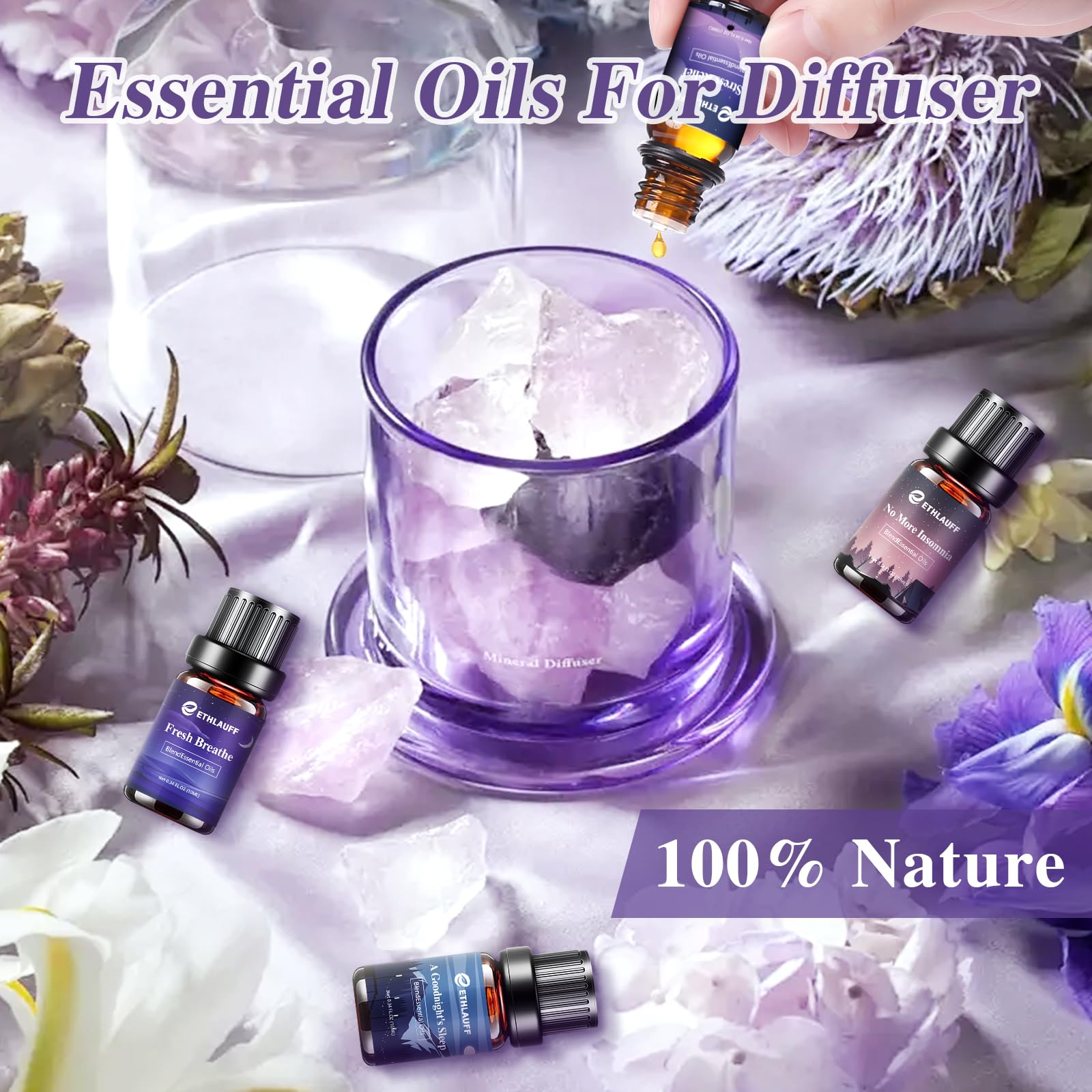 Ethlauff candle-making oils ready for DIY candle projects