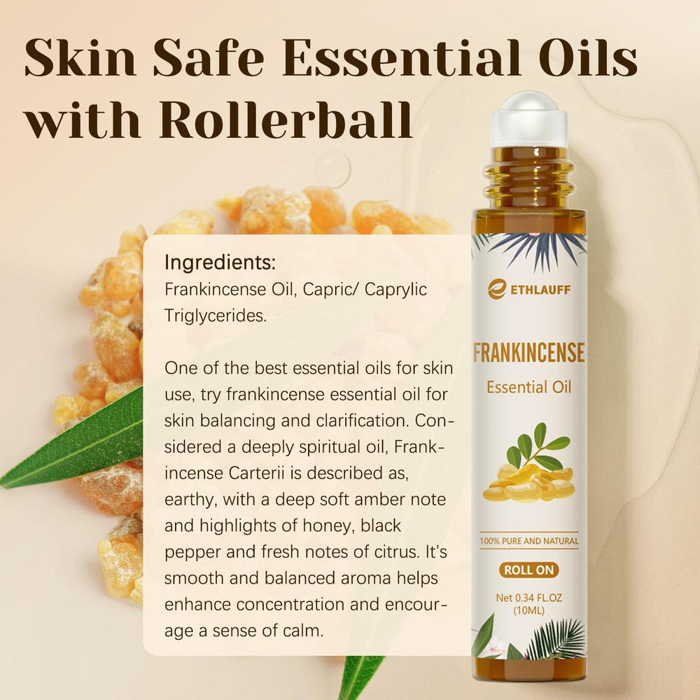 Ethlauff Frankincense roll-on external-use-only pre-diluted formula.