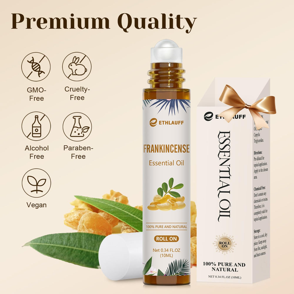 Ethlauff Frankincense roll-on makes a thoughtful stocking stuffer gift.