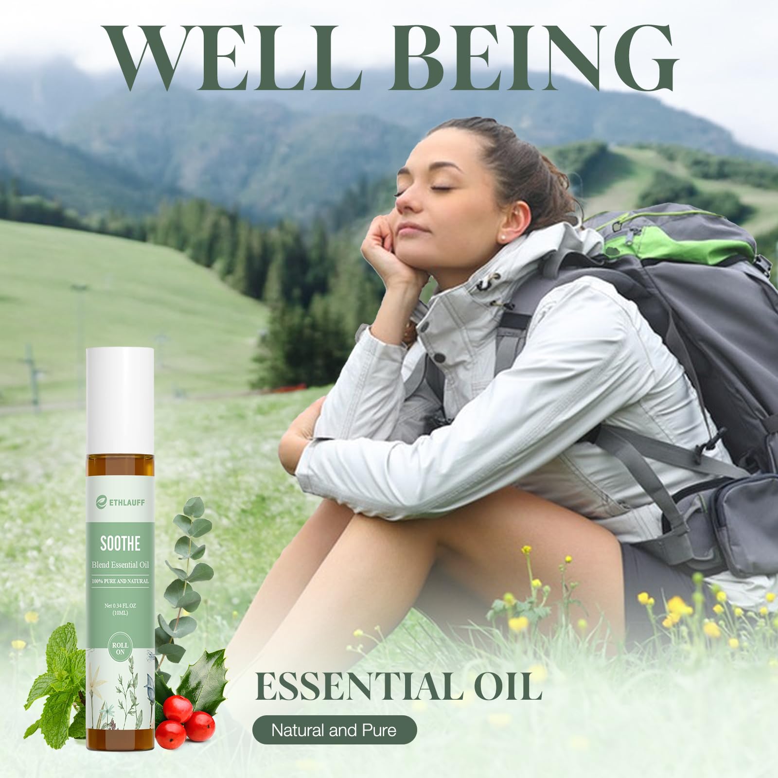 Ethlauff Head Relief Roll-On to ease momentary head tension.