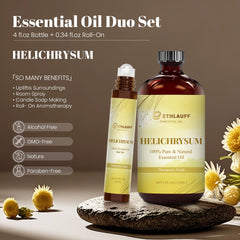 Ethlauff Helichrysum roll-on 0.34oz enables quick, targeted relief and aroma.
