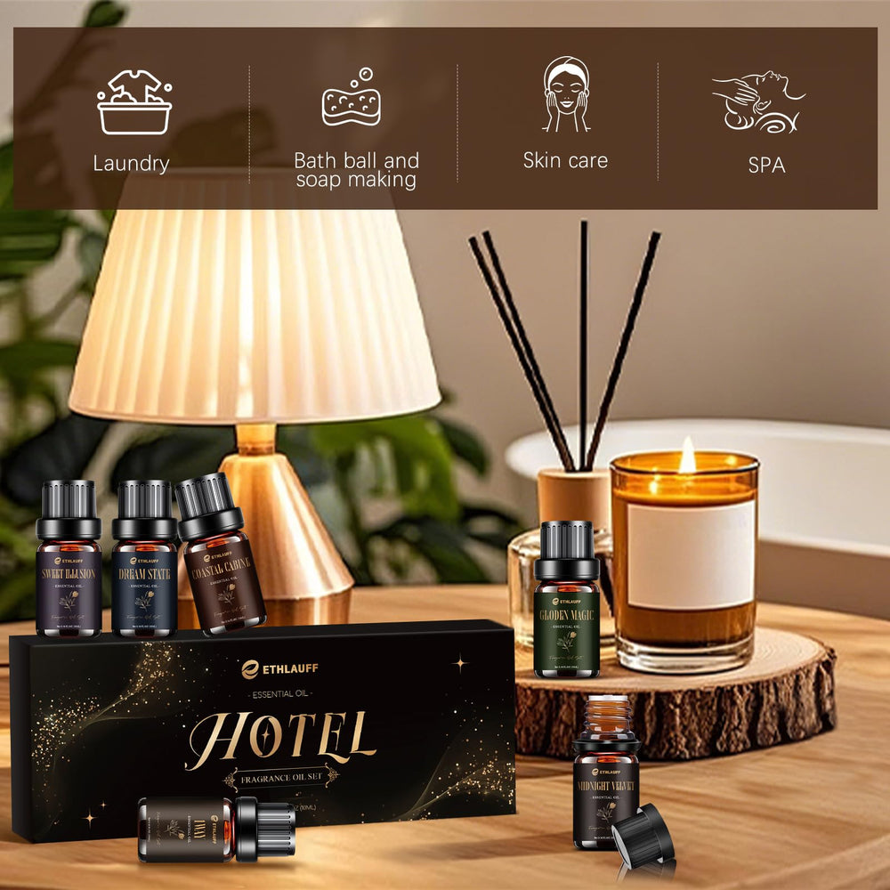 Ethlauff Golden Magic candle making with luxurious scent