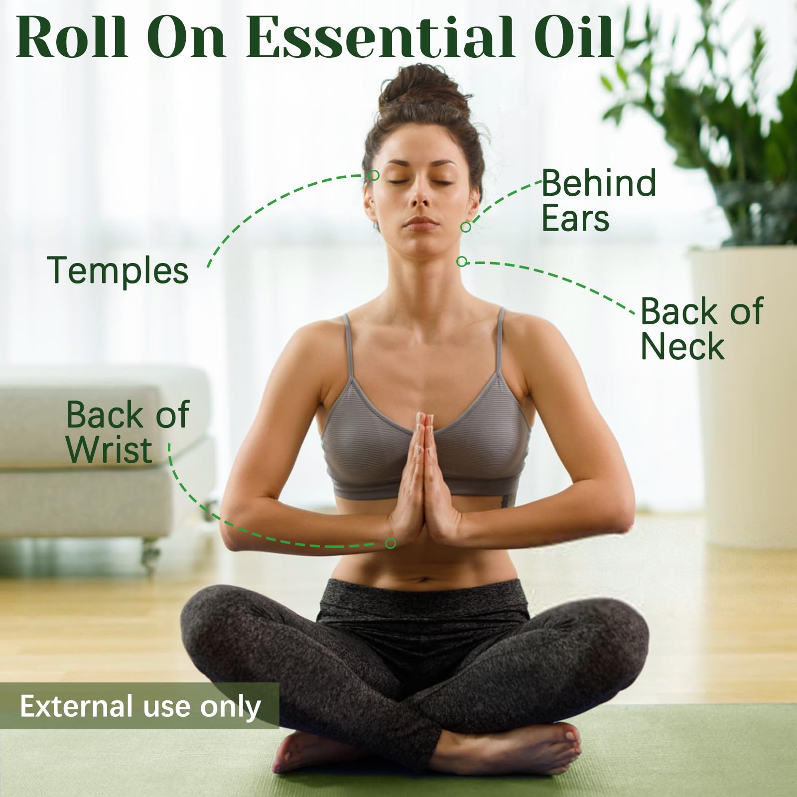 Ethlauff Tea Tree Roll-On application for precise, mess-free spot care.