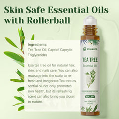 Ethlauff Tea Tree Roll-On aroma provides refreshing aromatherapy on skin.