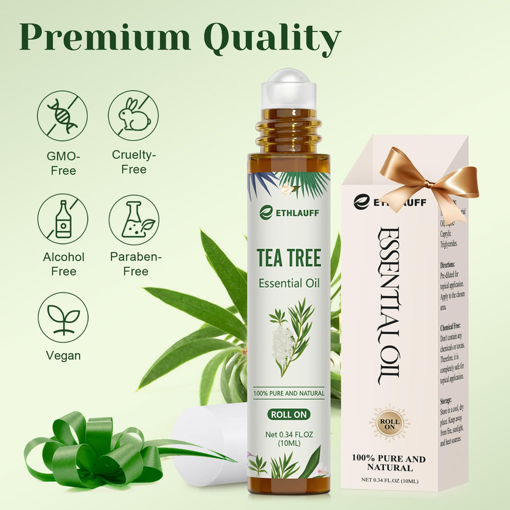 Ethlauff Tea Tree Roll-On gift pack ideal for gifting.