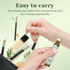 Ethlauff Tea Tree Roll-On travel-size for easy airport-friendly wellness.
