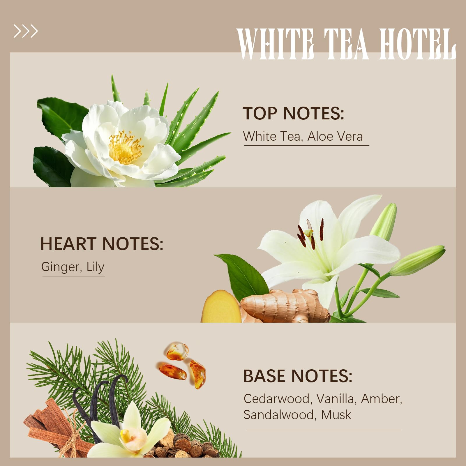 Ethlauff White Tea aromatherapy oil bottle promotes relaxation.