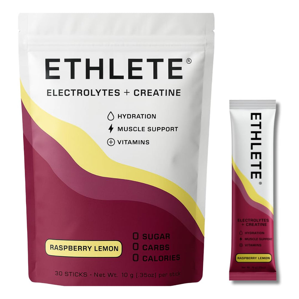 Ethlete three-pack variety bundle product shot highlighting flavors for workouts and hydration