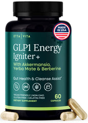 Etta Vita Colon Cleanse bottle with natural ingredients for gentle digestion.