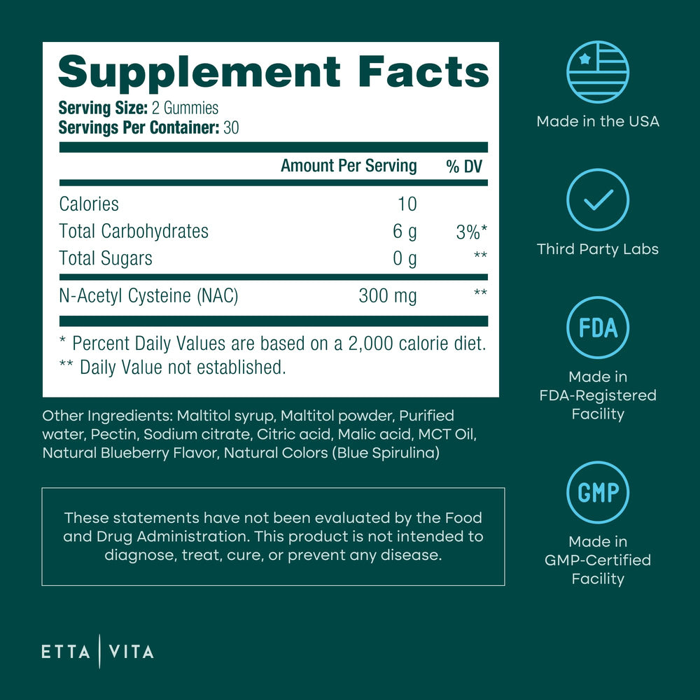 Etta Vita NAC gummies on-the-go in daily routine for travel-friendly wellness
