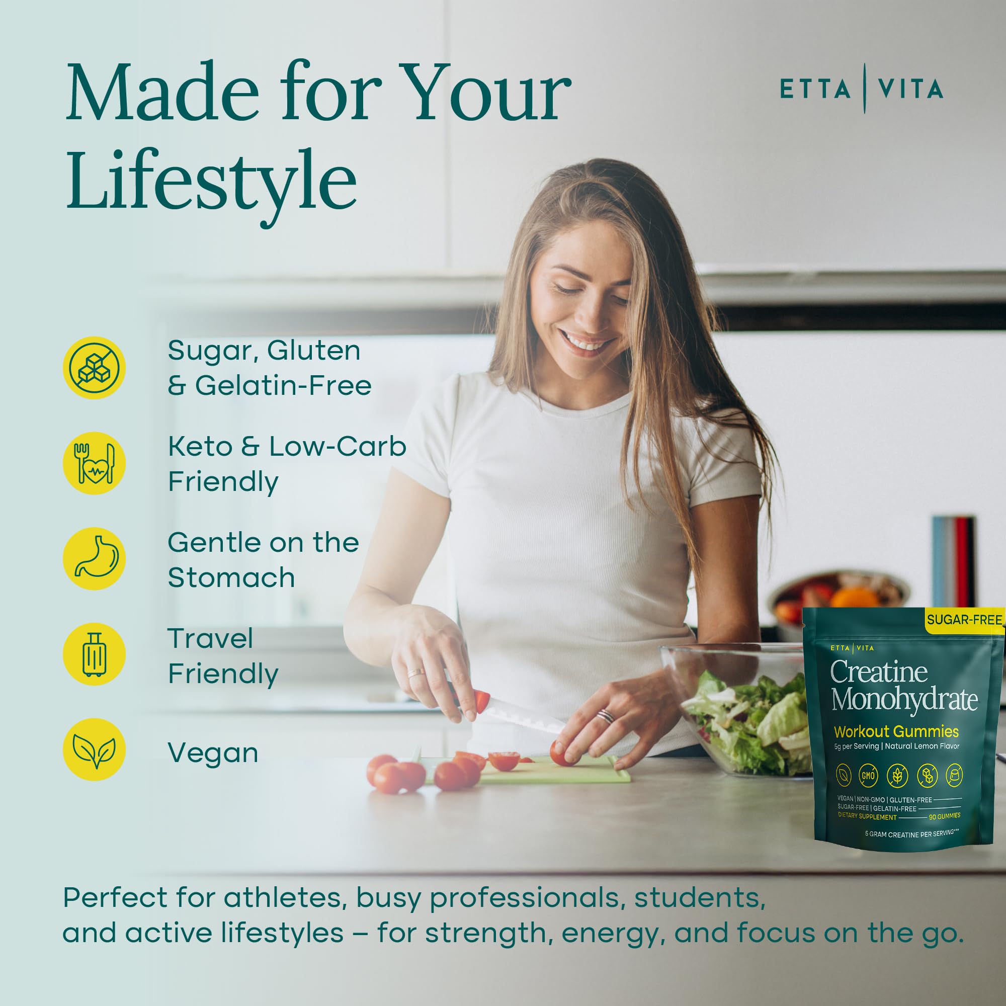 Etta Vita vegan gluten-free gelatin-free label close-up for inclusivity.