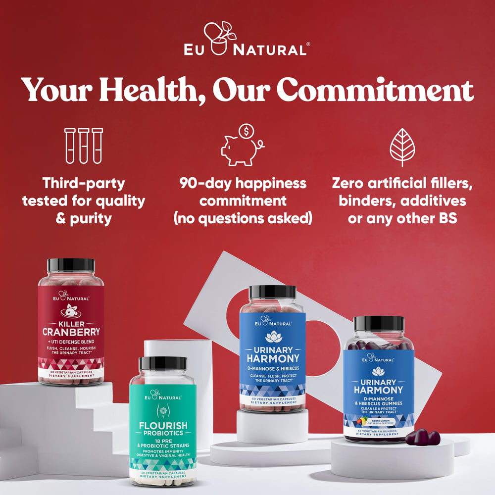 Eu Natural 9-In-1 60 capsules pack for daily urinary wellness