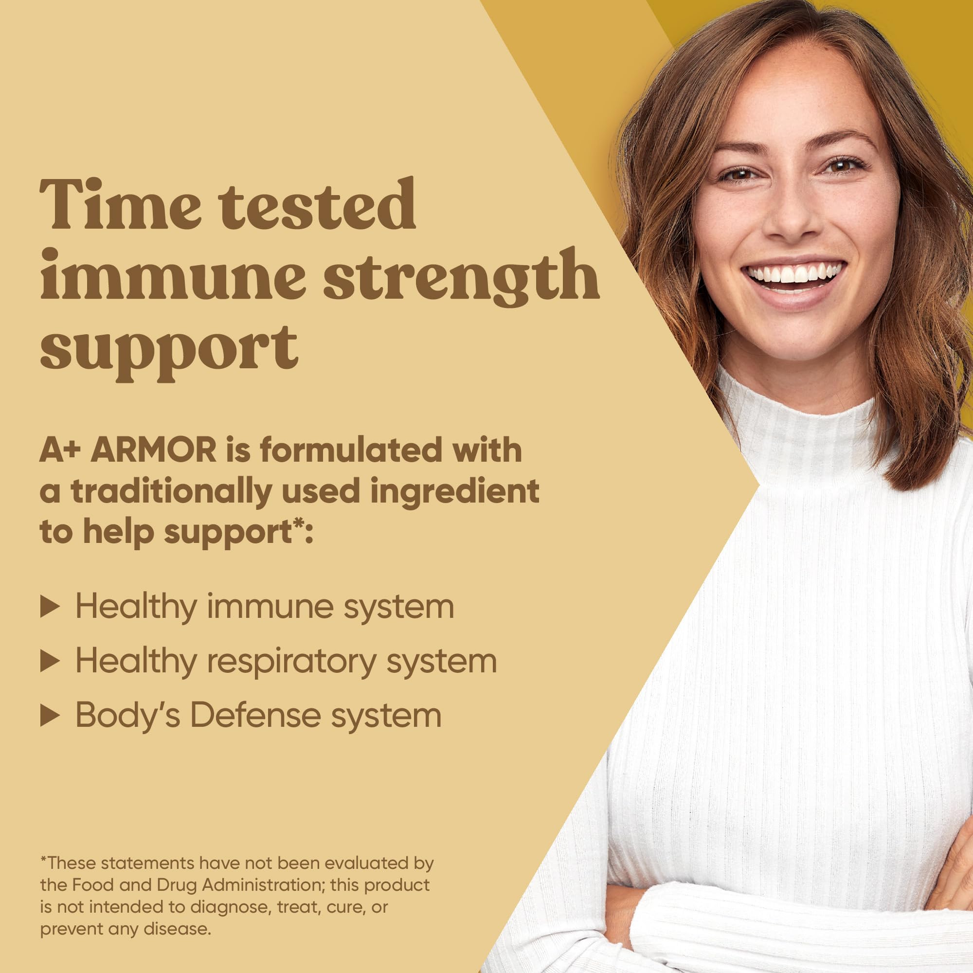 Eu Natural A+ Armor Andrographis bottle label shows full-spectrum extract