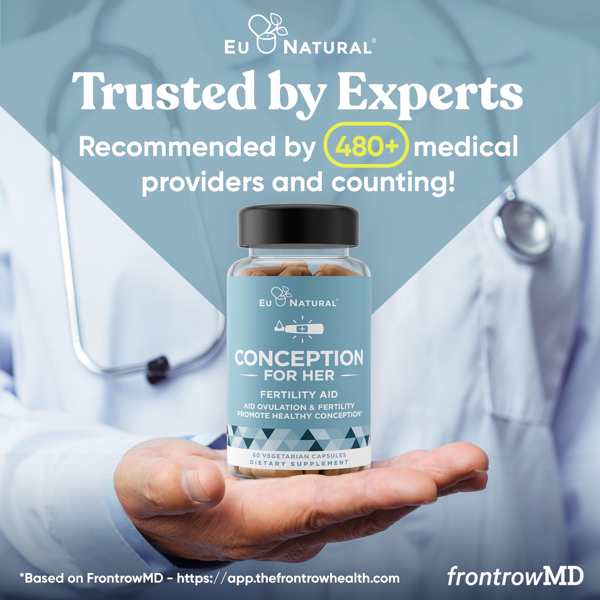 Eu Natural Conception Myo-Inositol ingredient close-up, supports nutrient absorption.