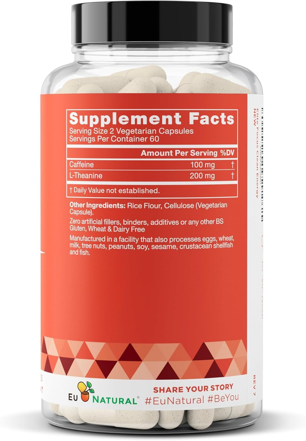 Eu Natural Elite caffeine pills gift pack ideal for wellness routines.