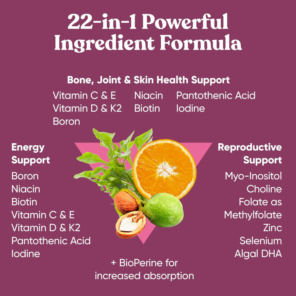 Eu Natural Next Gen Multivitamin for Women capsules closeup highlights vegetarian formula for vitality.