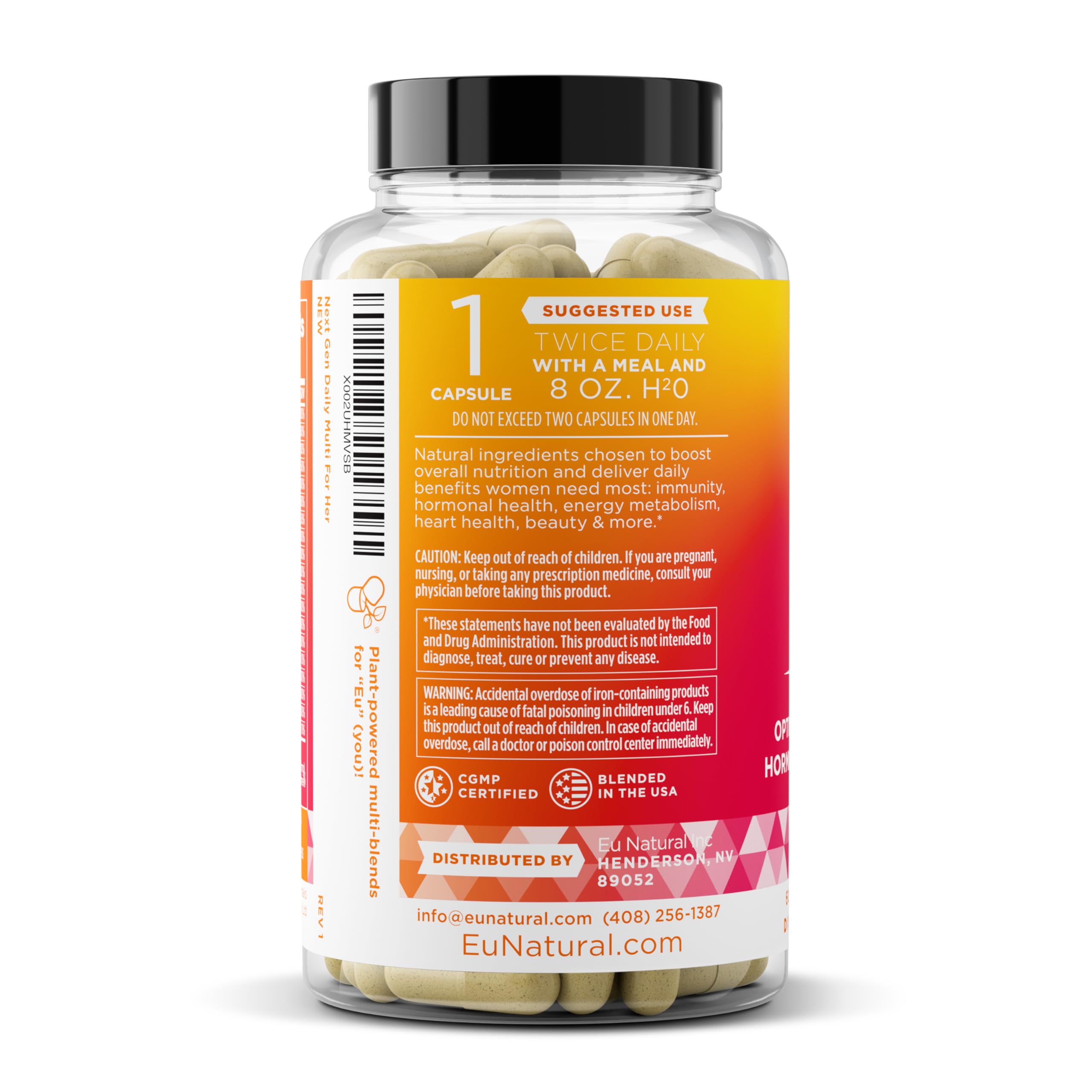 Eu Natural Next Gen Multivitamin for Women daily usage scene communicates routine benefits.