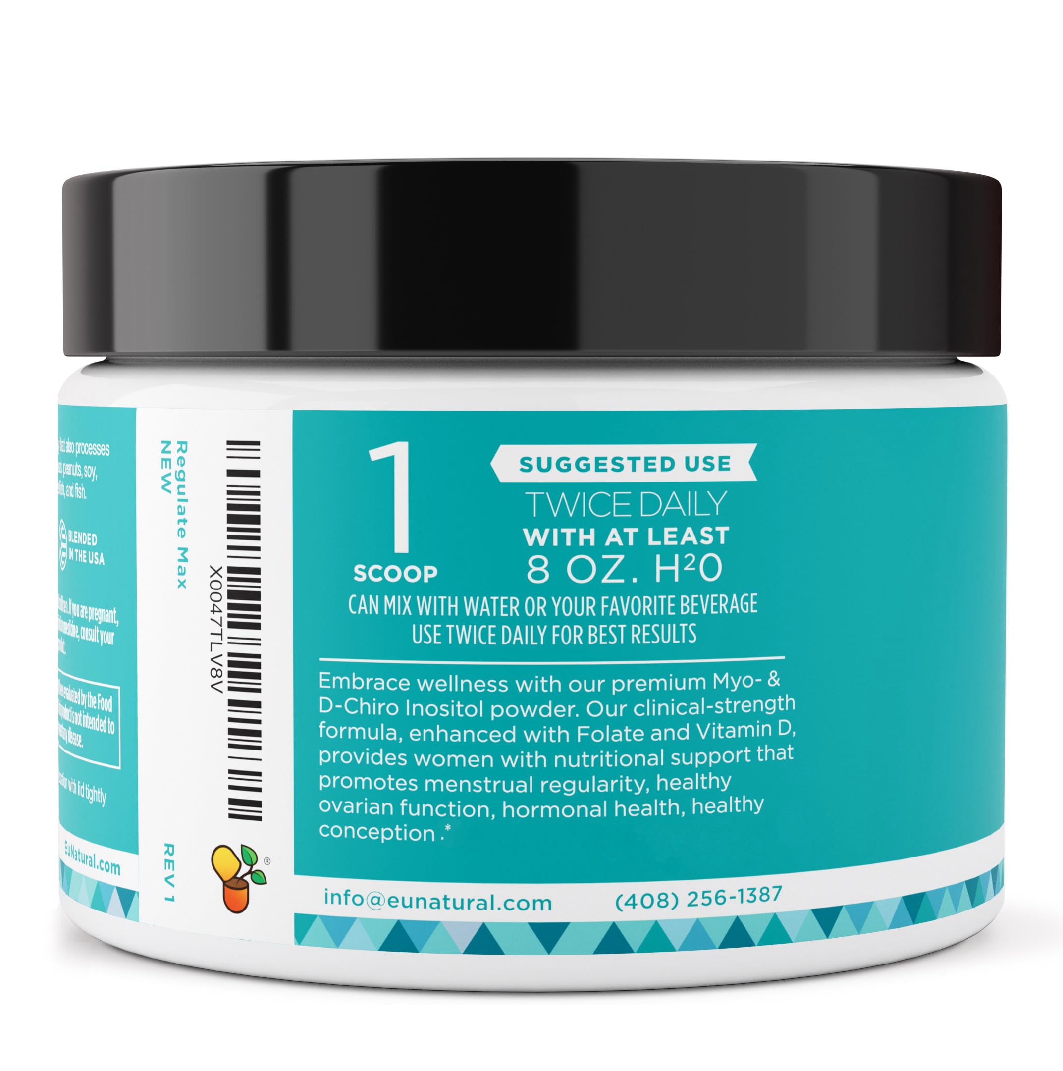 Eu Natural Regulate MAX partner Vitamin Angels graphic reinforces access to nutrition