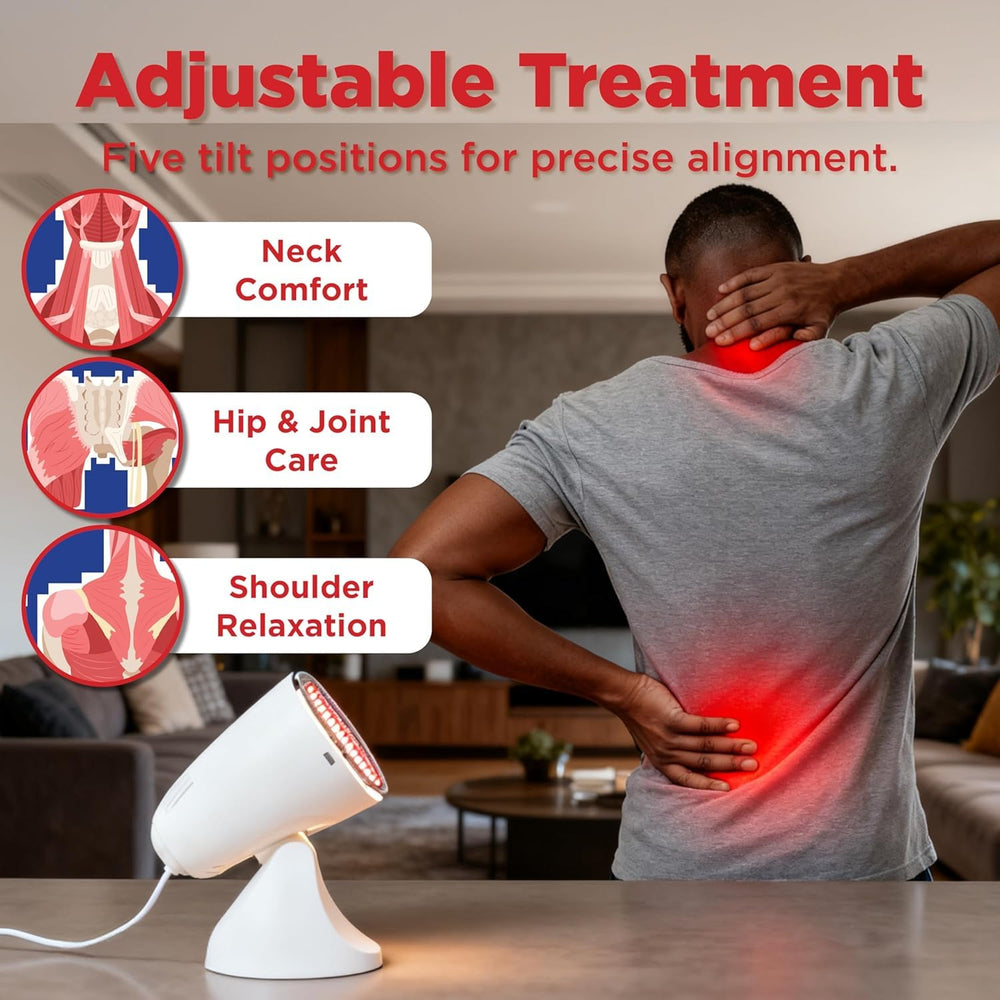 Euflora red-light therapy body panel for full-body relief and soothing warmth.