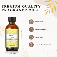 EUQEE amber glass bottle protects oil from light to preserve fragrance.