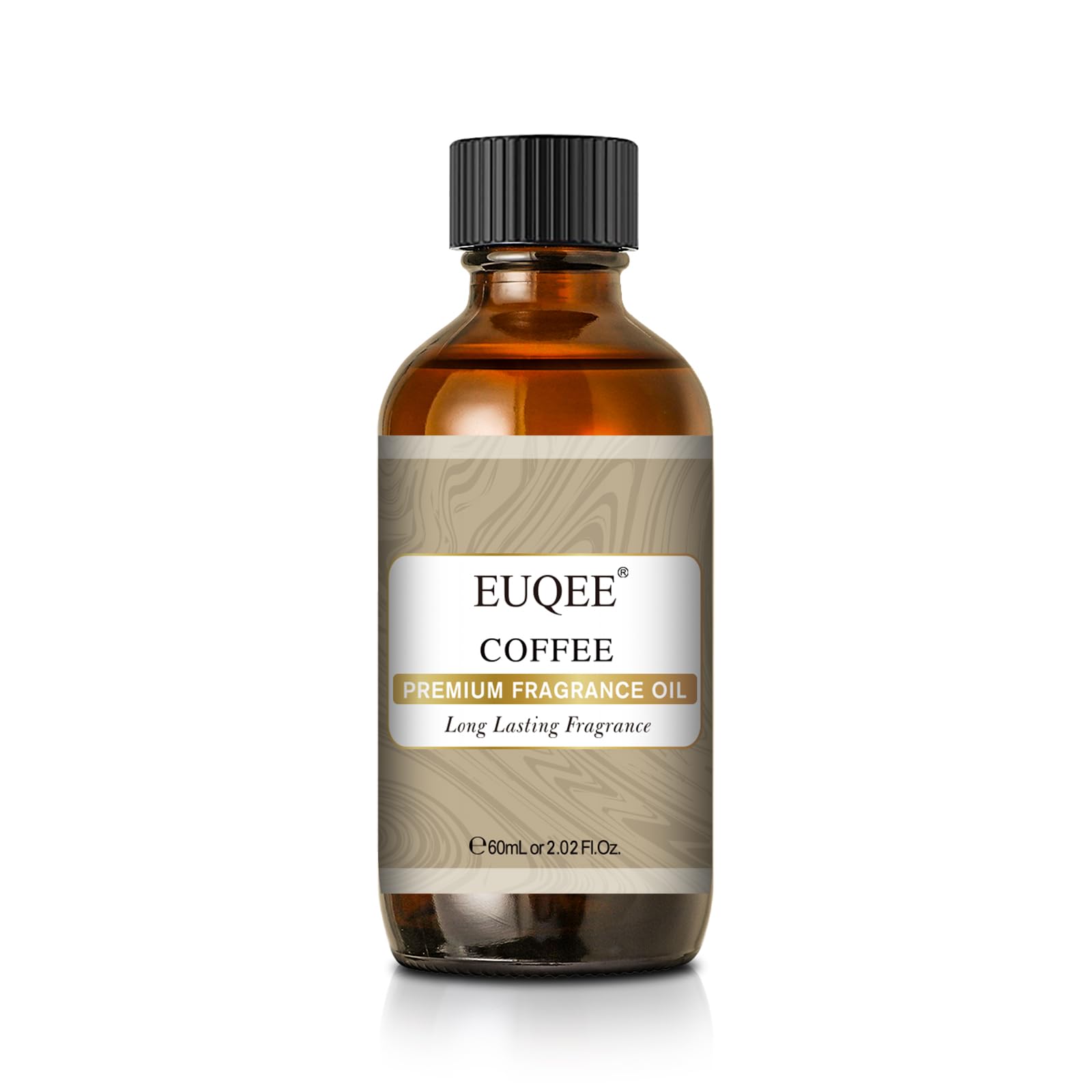 EUQEE coffee fragrance oil bottle for diffusers and DIY crafts.