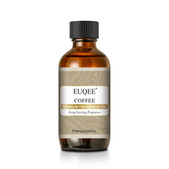 EUQEE coffee fragrance oil bottle for diffusers and DIY crafts.