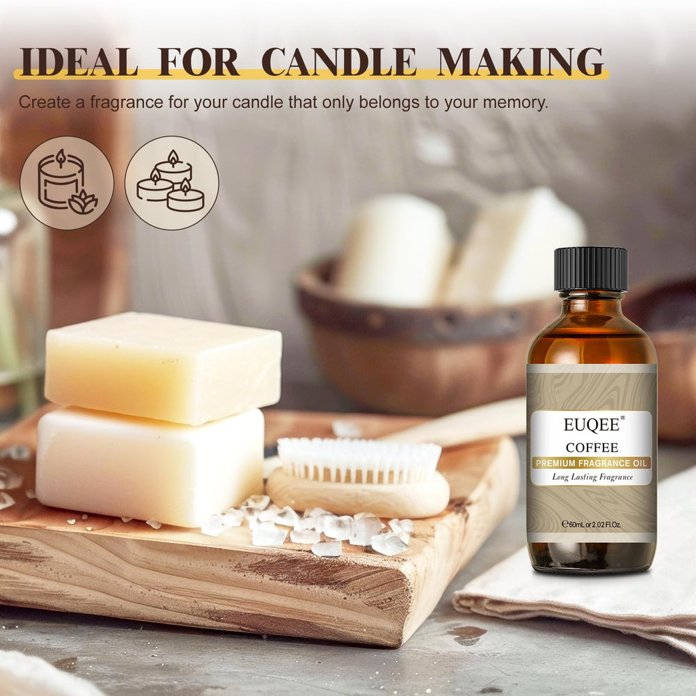 EUQEE coffee fragrance for soaps and handmade beauty products.