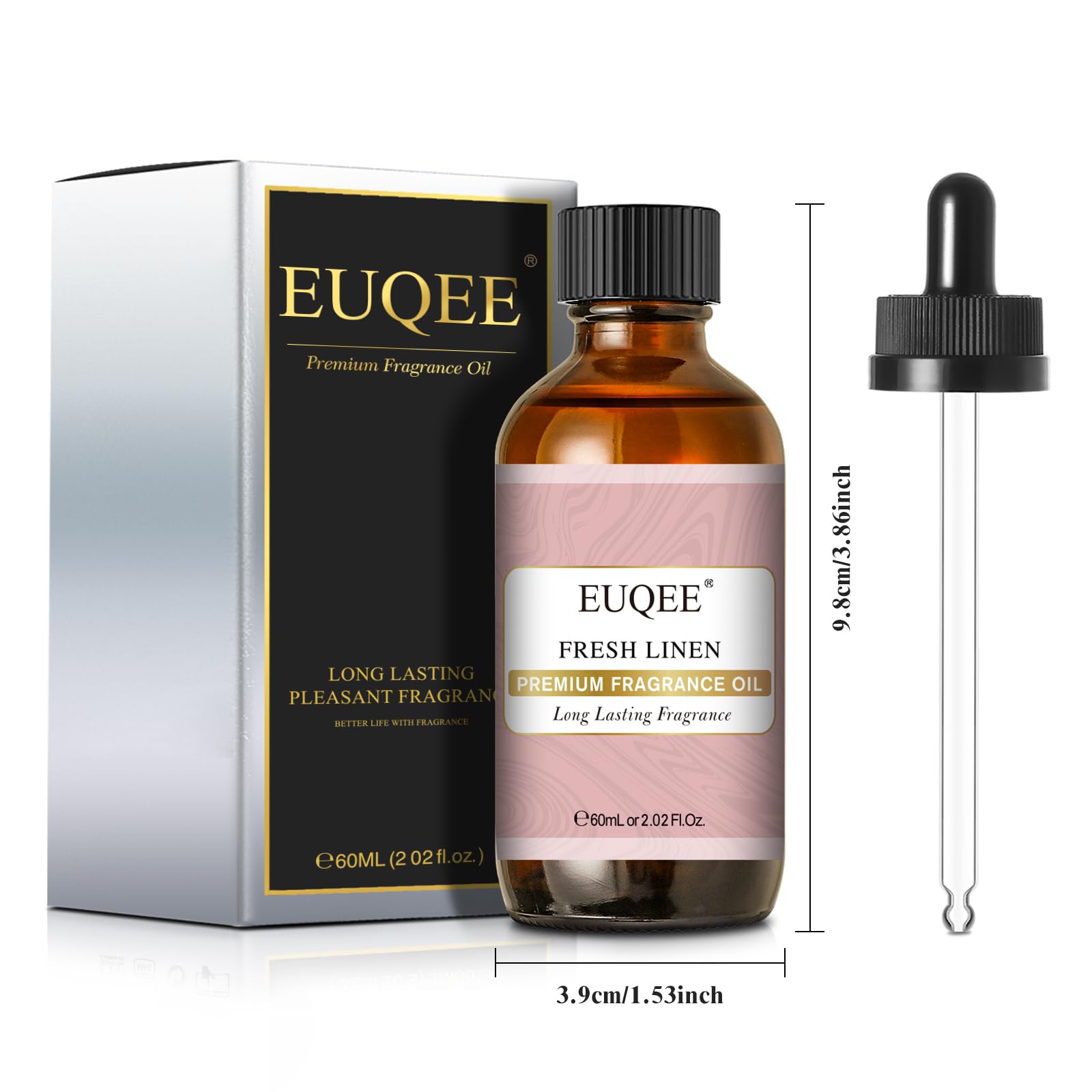 EUQEE Fresh Linen fragrance oil scent profile proves versatile in diffusers.