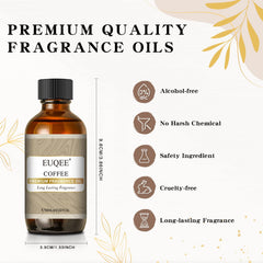 EUQEE glass dropper bottle enables precise fragrance dosing during crafts.