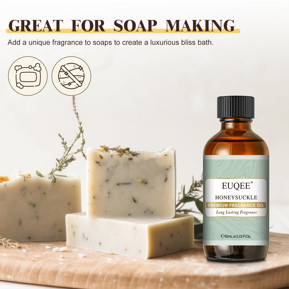EUQEE Honeysuckle scent for DIY soaps and bath products.